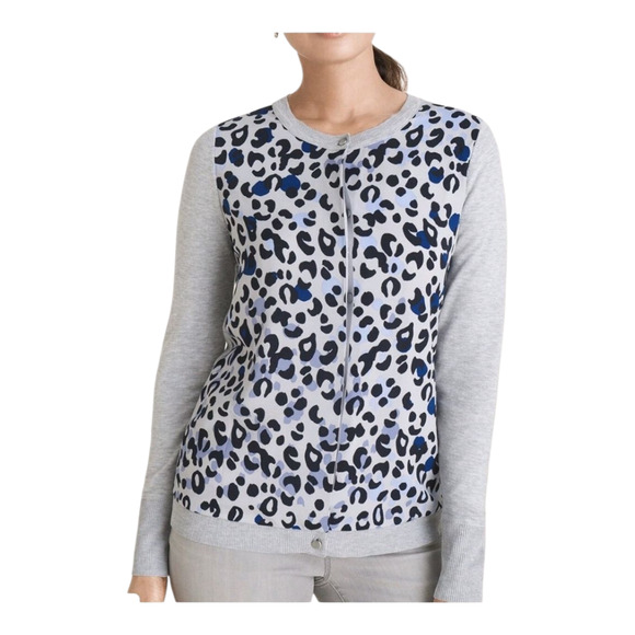 Chico's Cardigan Animal Print - Picture 1 of 8